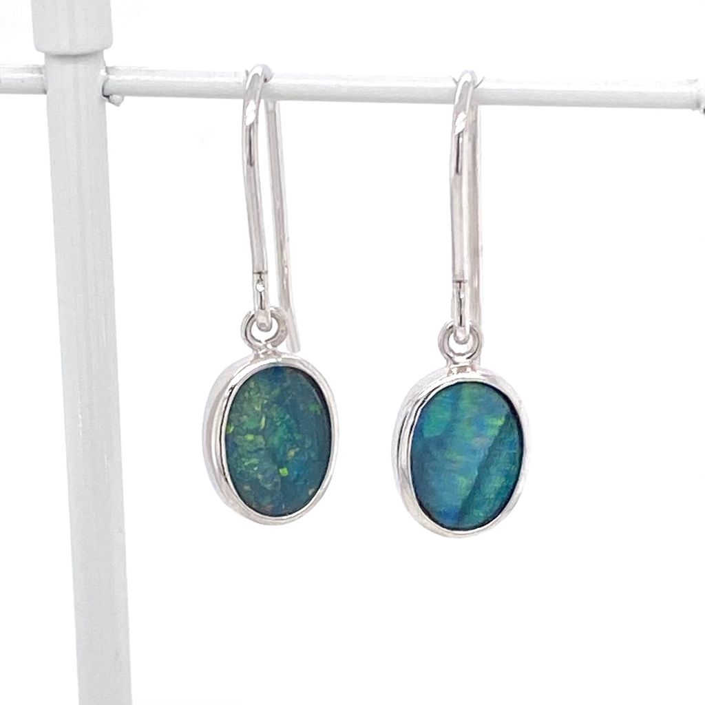 Opal øreringe - Jensen opaler - Jensen Opals V/ Helle Edelweiss Jensen