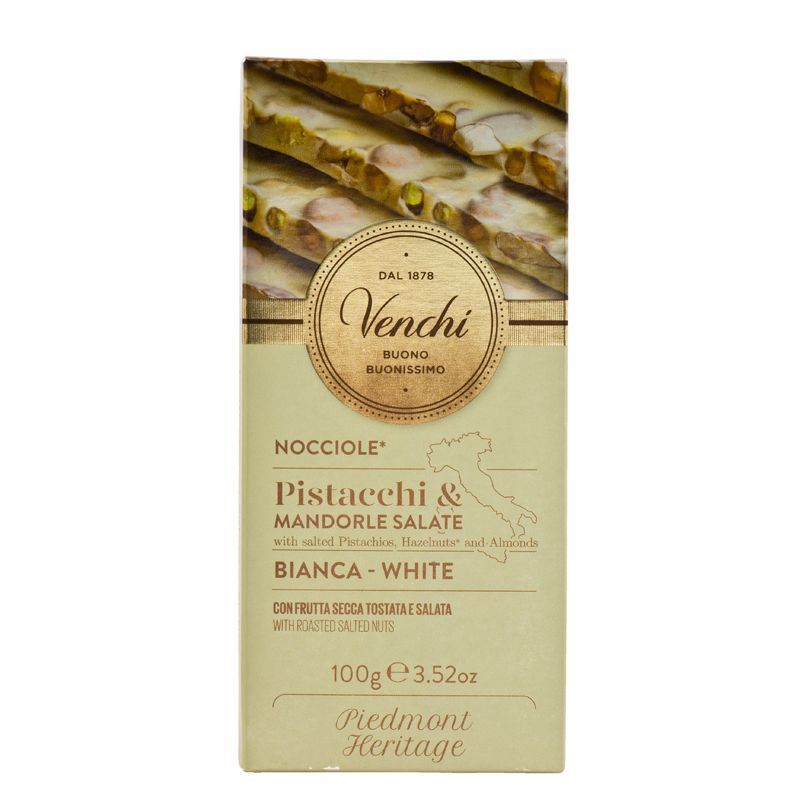 Venchi White chocolate & nuts 100g Culinaris UK Ltd.