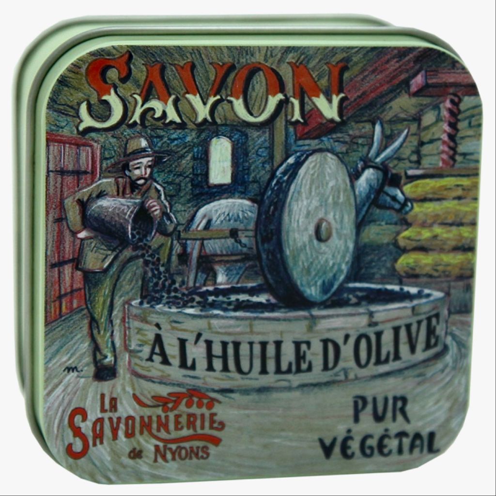 Mühle (Lavendel) - Zierdose mit 100g Duftseife - Südfrankreich Shop