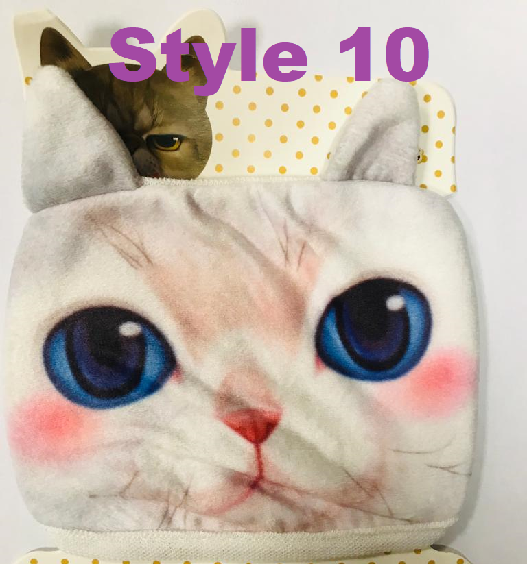  Cat  themed face  masks  11 styles KITTY CAFE 