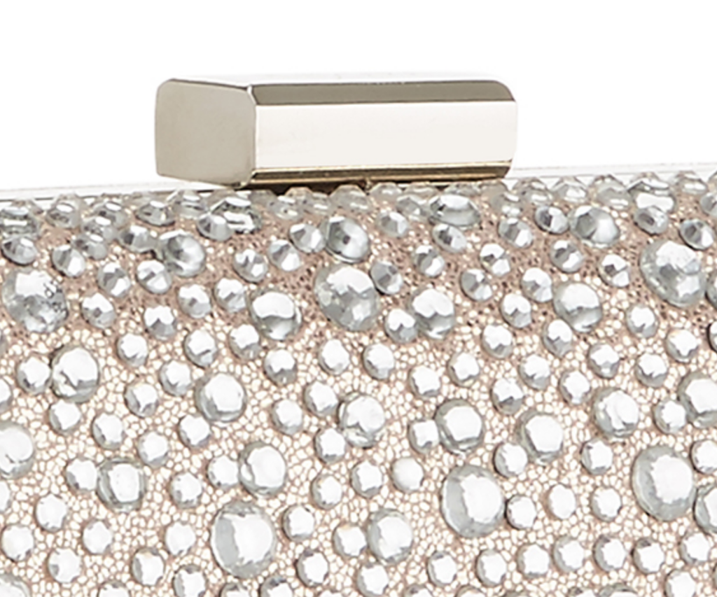 mascara clutch silver