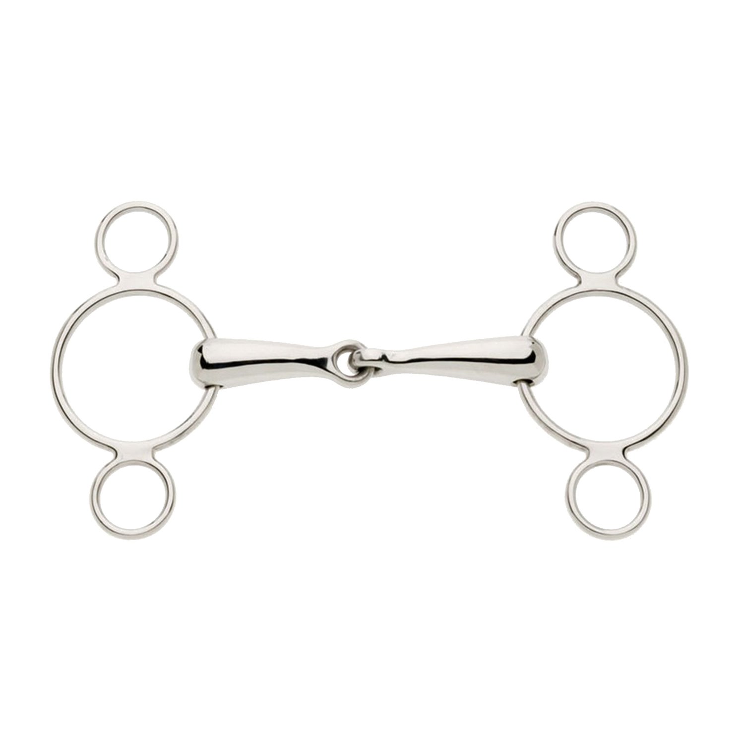 ProTack Continental 3 Ring Jointed Gag Bit