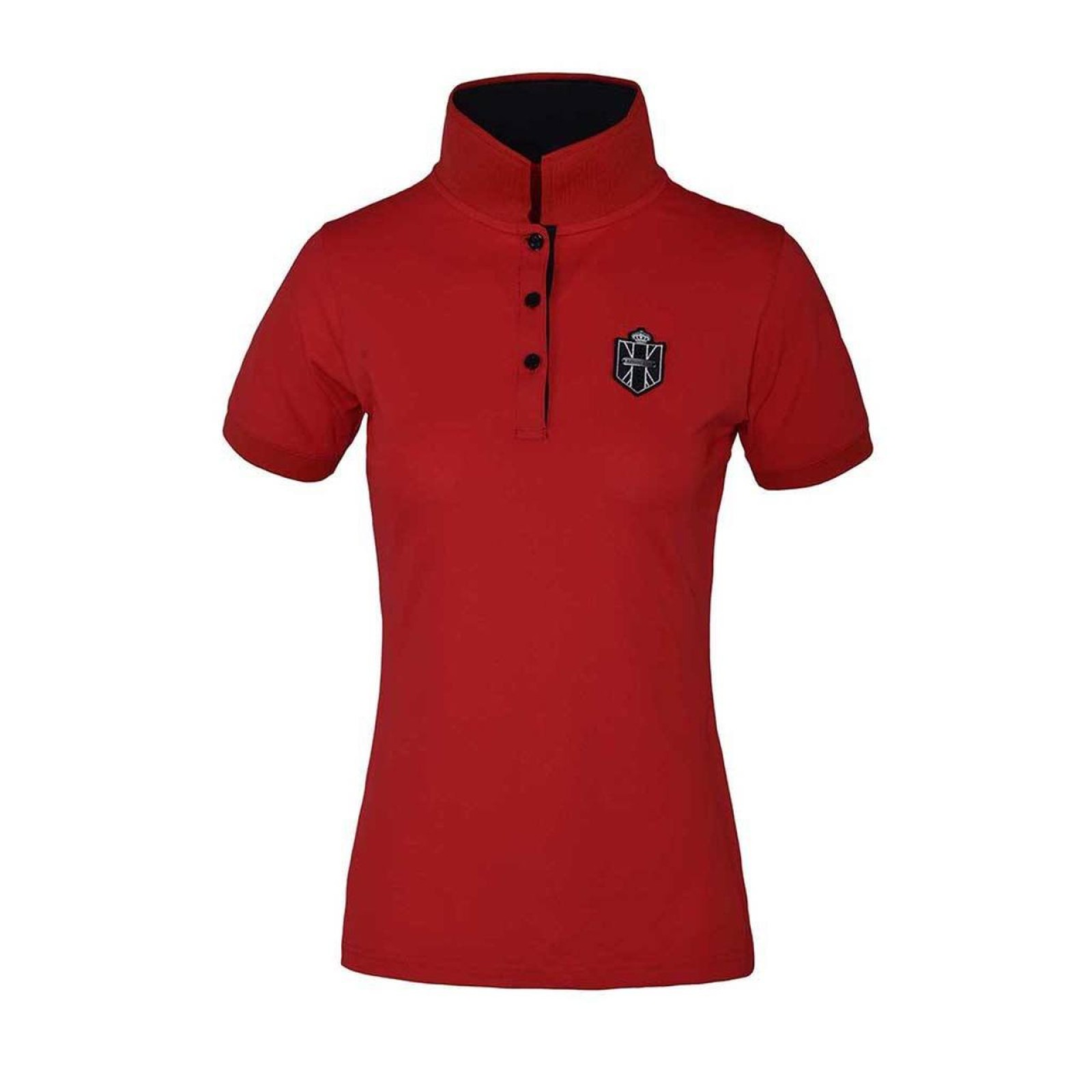 Kingsland Agape Red Tec Pique Polo Shirt Top