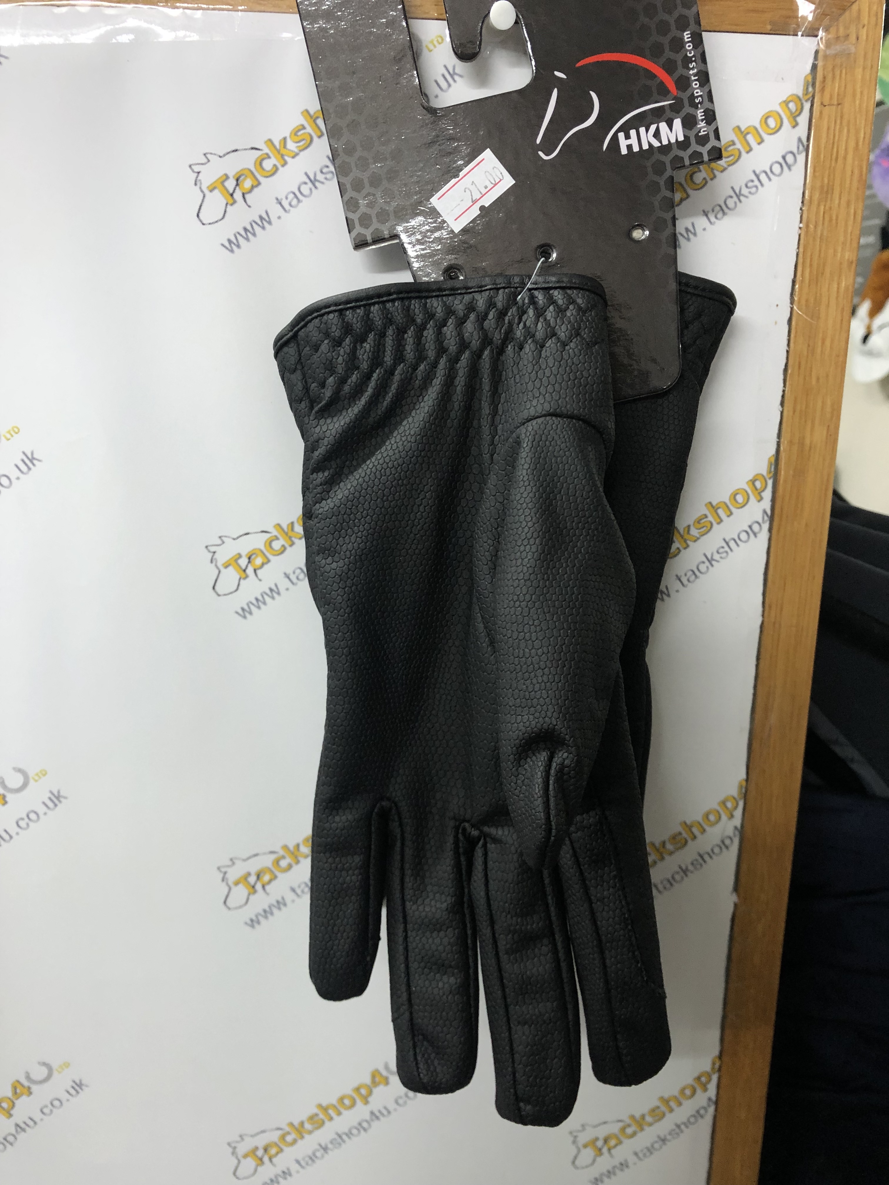 HKM Black Gloves