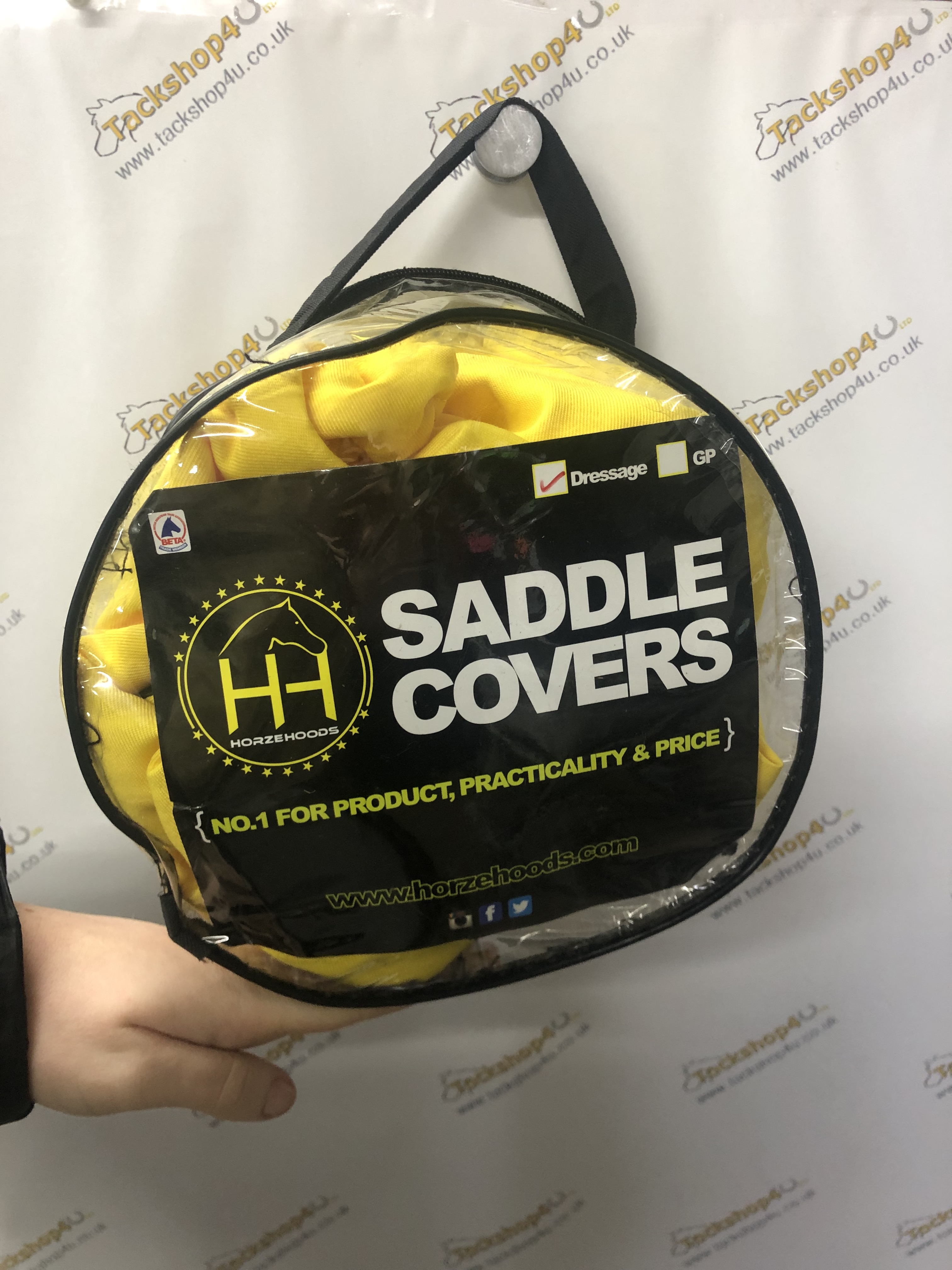 Horze Hoods Saddle Cover Yellow
