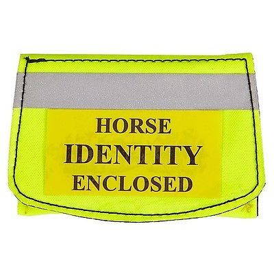 Jenkinsons The Locata Hi Viz Yellow Horse Identification Tag 