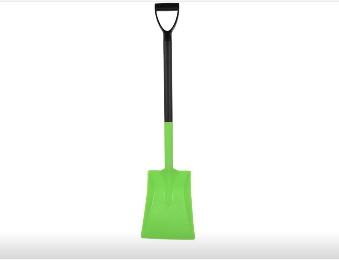 Harlod Moore Shovel with Extended D Grip Lime Green
