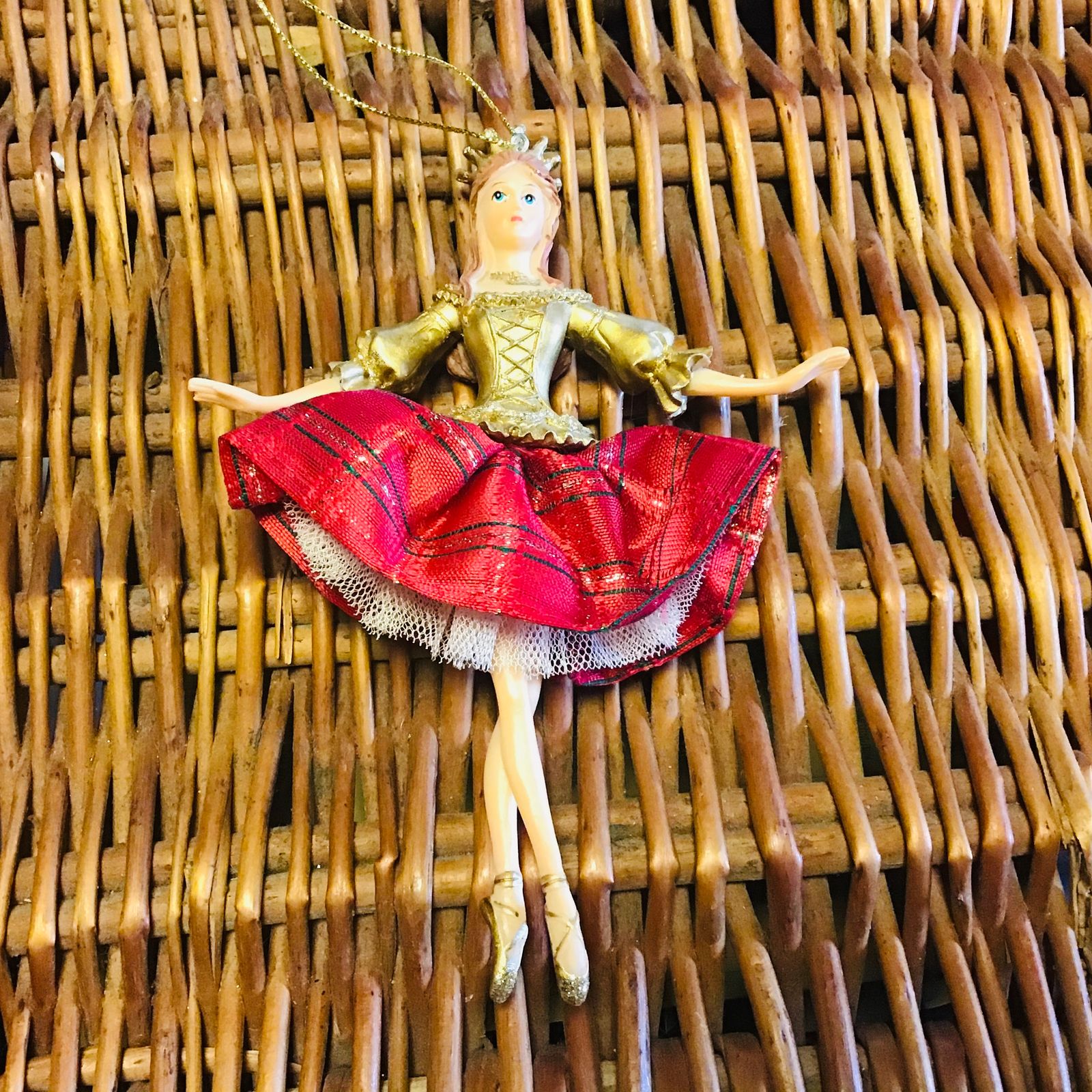 Tartan fairy 3 assorted Tinsel & Tartan