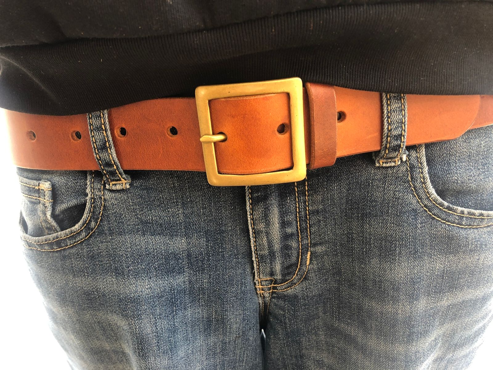 Hand made belt - Badger House Leather