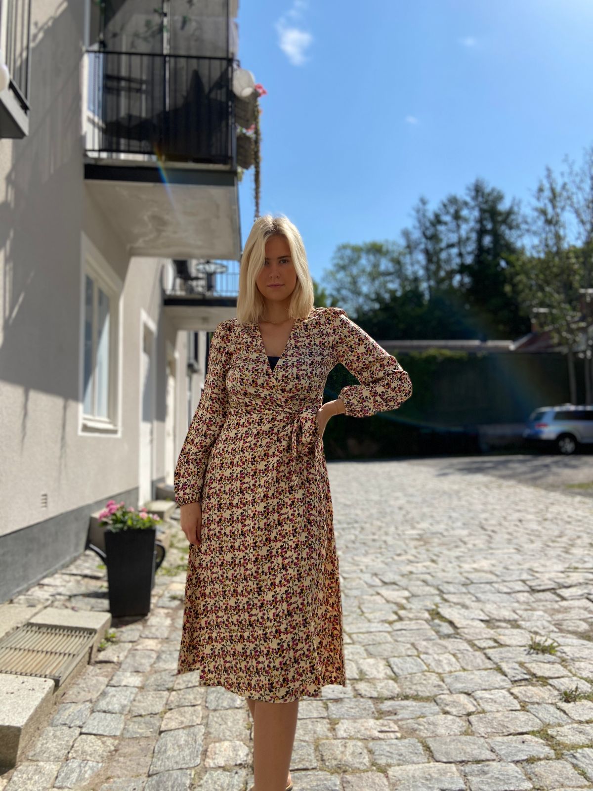 Second Female Decor Wrap Dress Nathalie Store Klänningar & Kimonos Nathalie Store