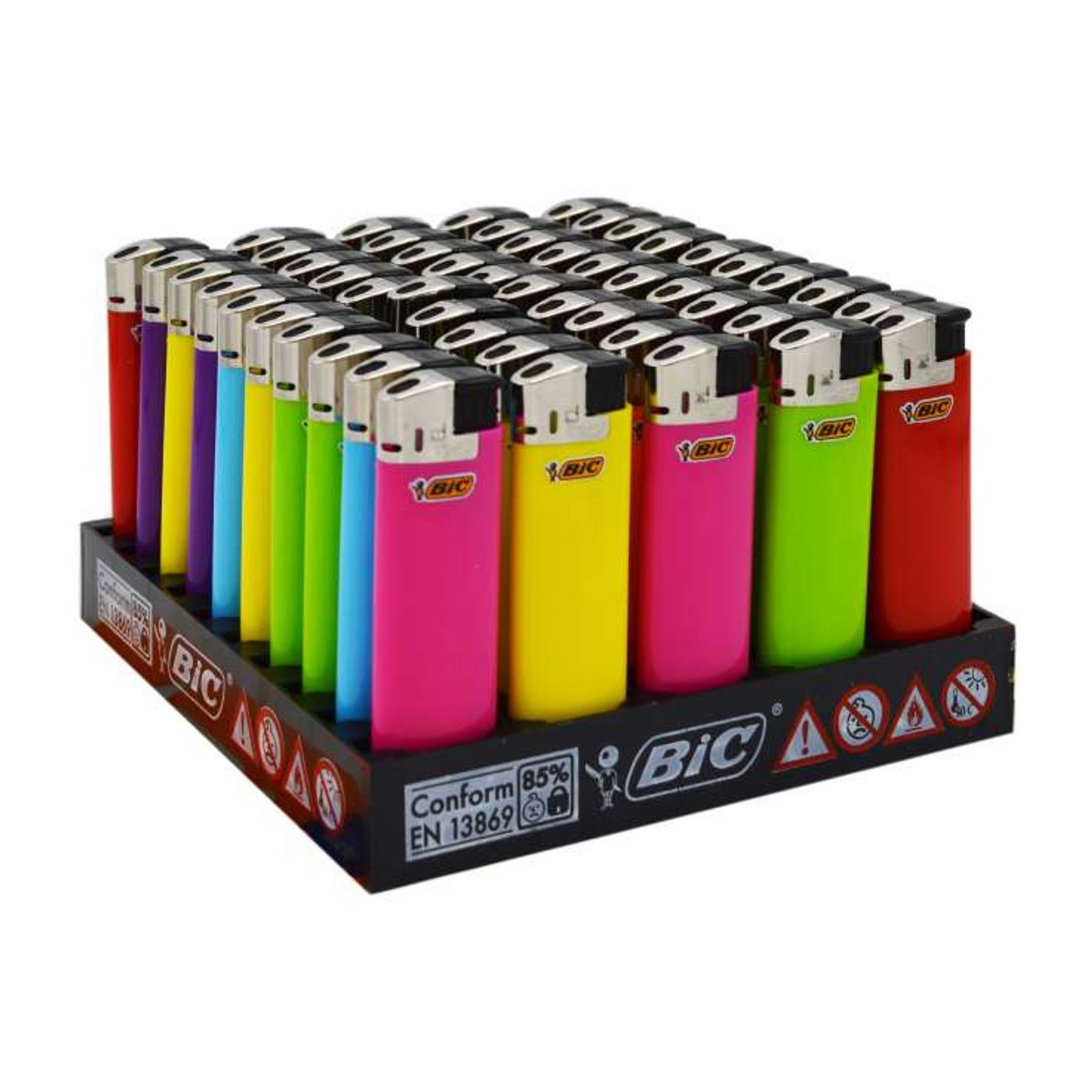 BIC Electronic J38 Lighters Assorted Colours THE STORE (IOS) LTD