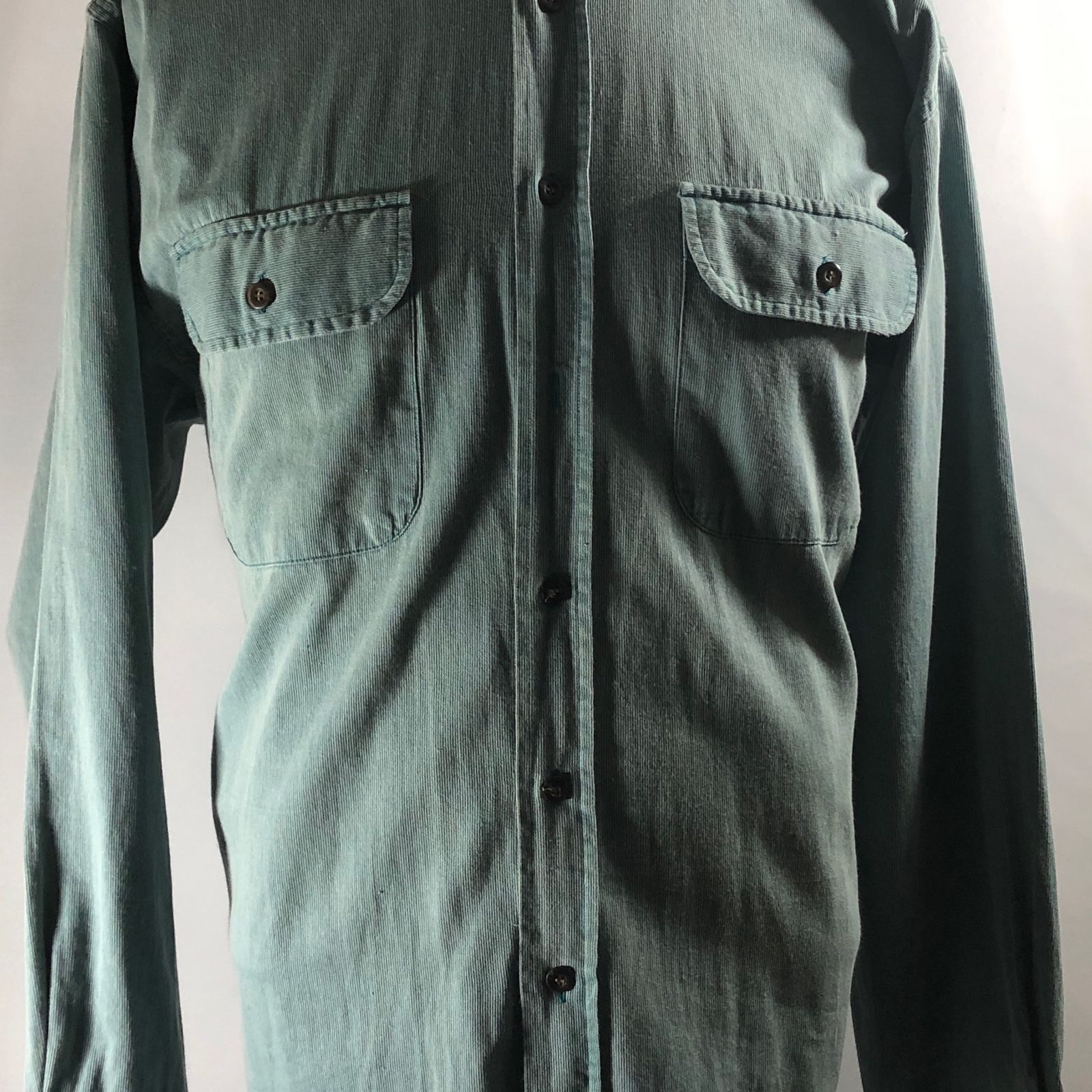 New World Green Faded style vintage Shirt Size 48/50 M (X14 ...