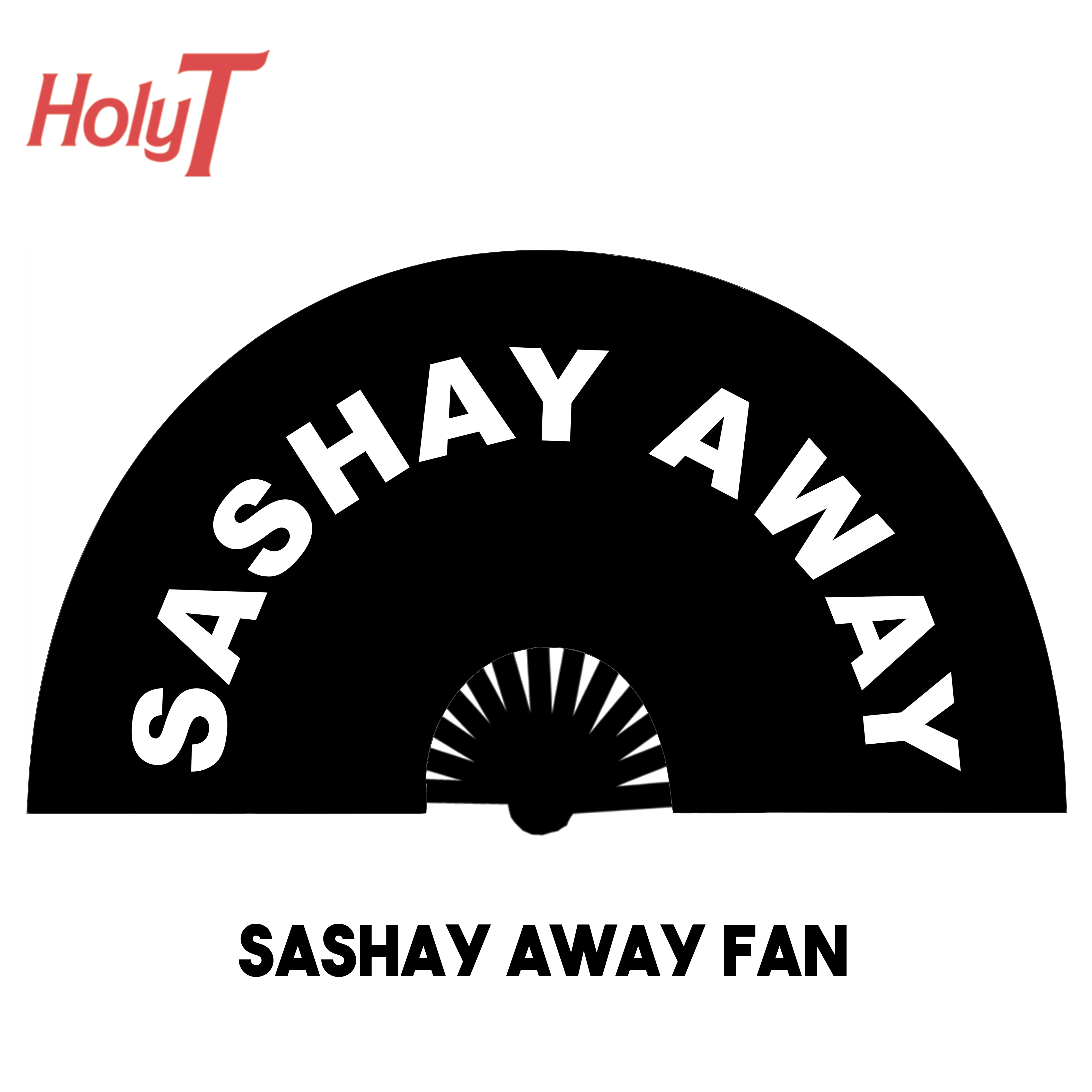 Sashay Away Large Fan (Black)