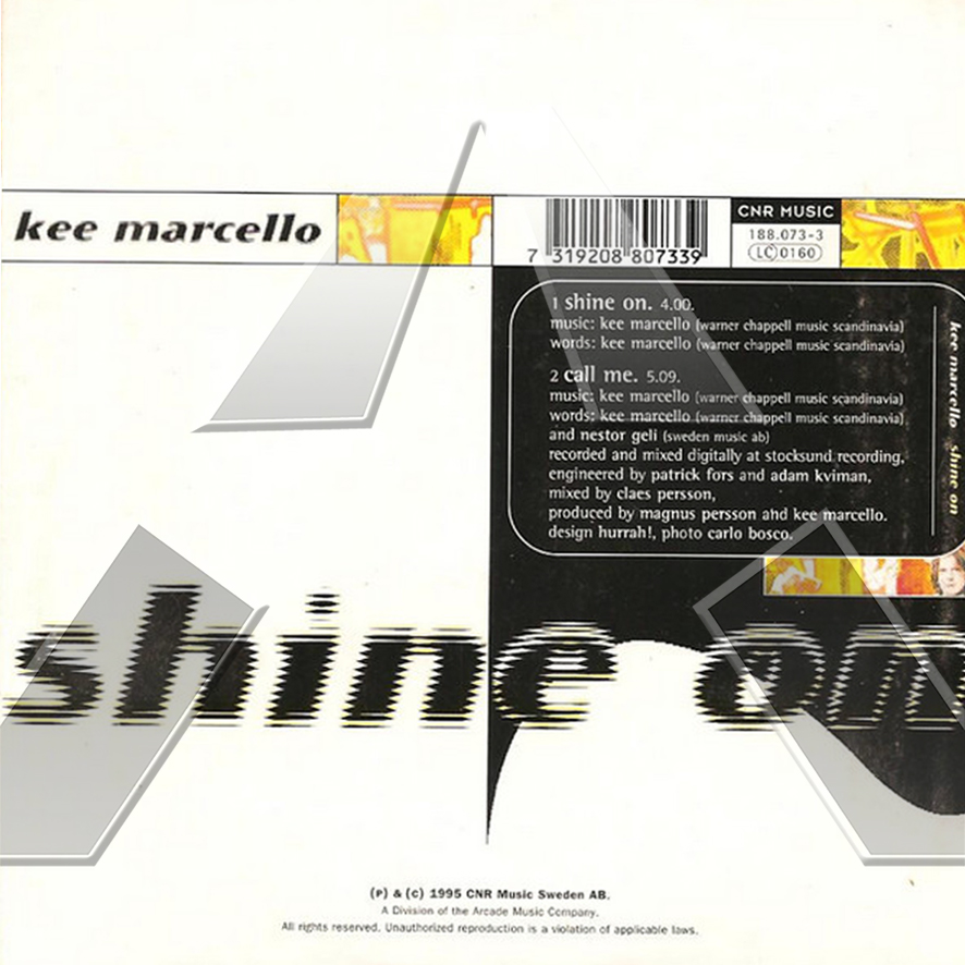 Kee Marcello ★ Shine On (cd single - SWE 1880733)