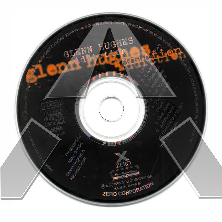 Glenn Hughes ★ Addiction (cd album JPN XRCN1280 signed)
