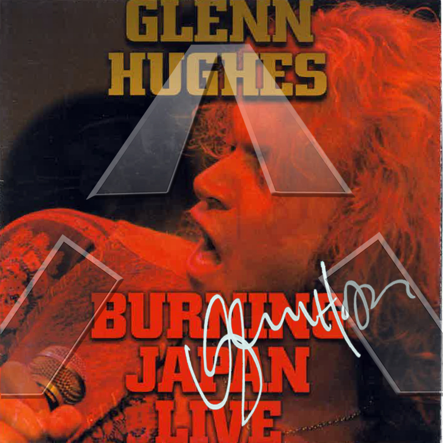 Glenn Hughes ★ Burning Japan Live (cd album EU 08418202 signed)