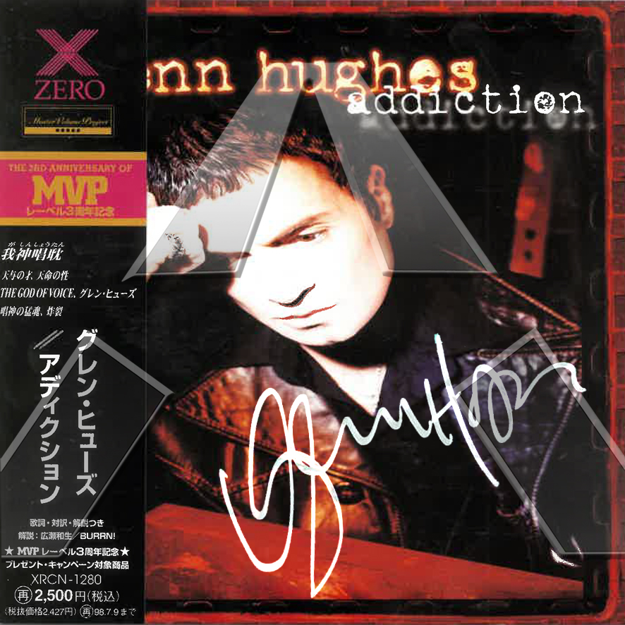 Glenn Hughes ★ Addiction (cd album JPN XRCN1280 signed)