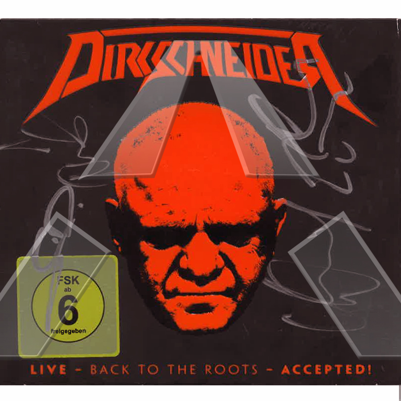 Dirkschneider Live Back To The Roots Accepted Cd Album Dvd Eu Afm6147 Signed Stahl Merchandise Ab