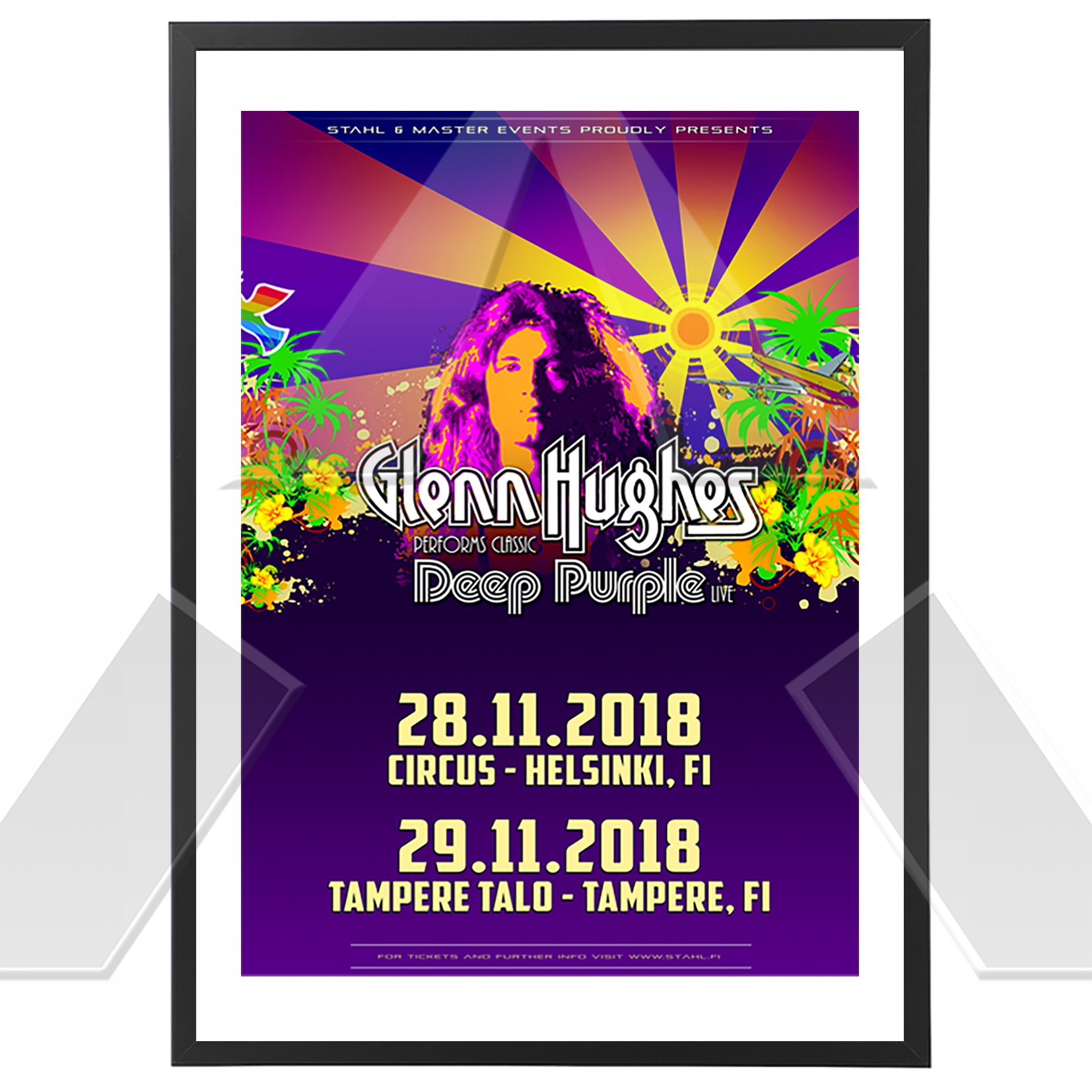 Glenn Hughes ★ Perform Classic Deep Purple Tour 2019 (tour poster)