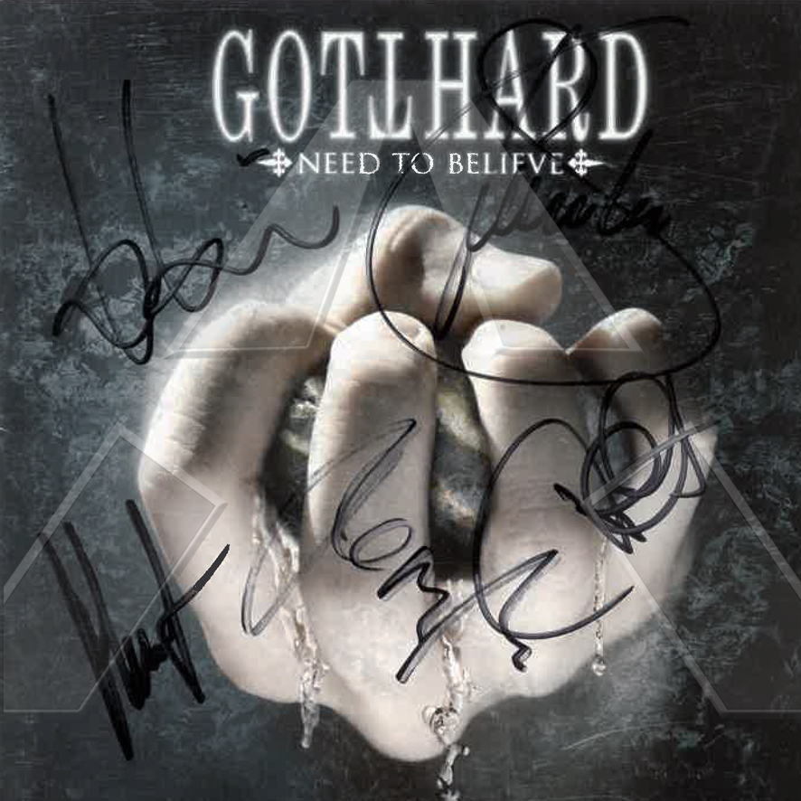 Gotthard ★ Need to Believe (cd album EU 2736123052 signed)