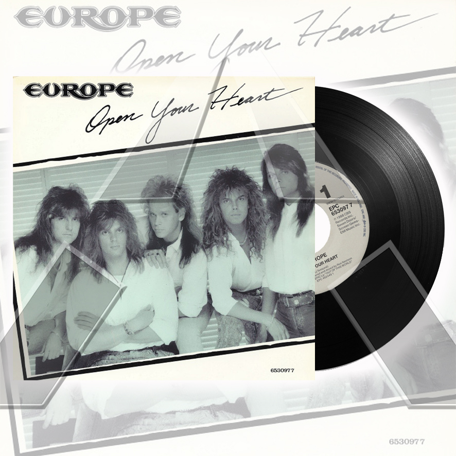 Europe ★ Open Your Heart (vinyl single - EU 6530977)
