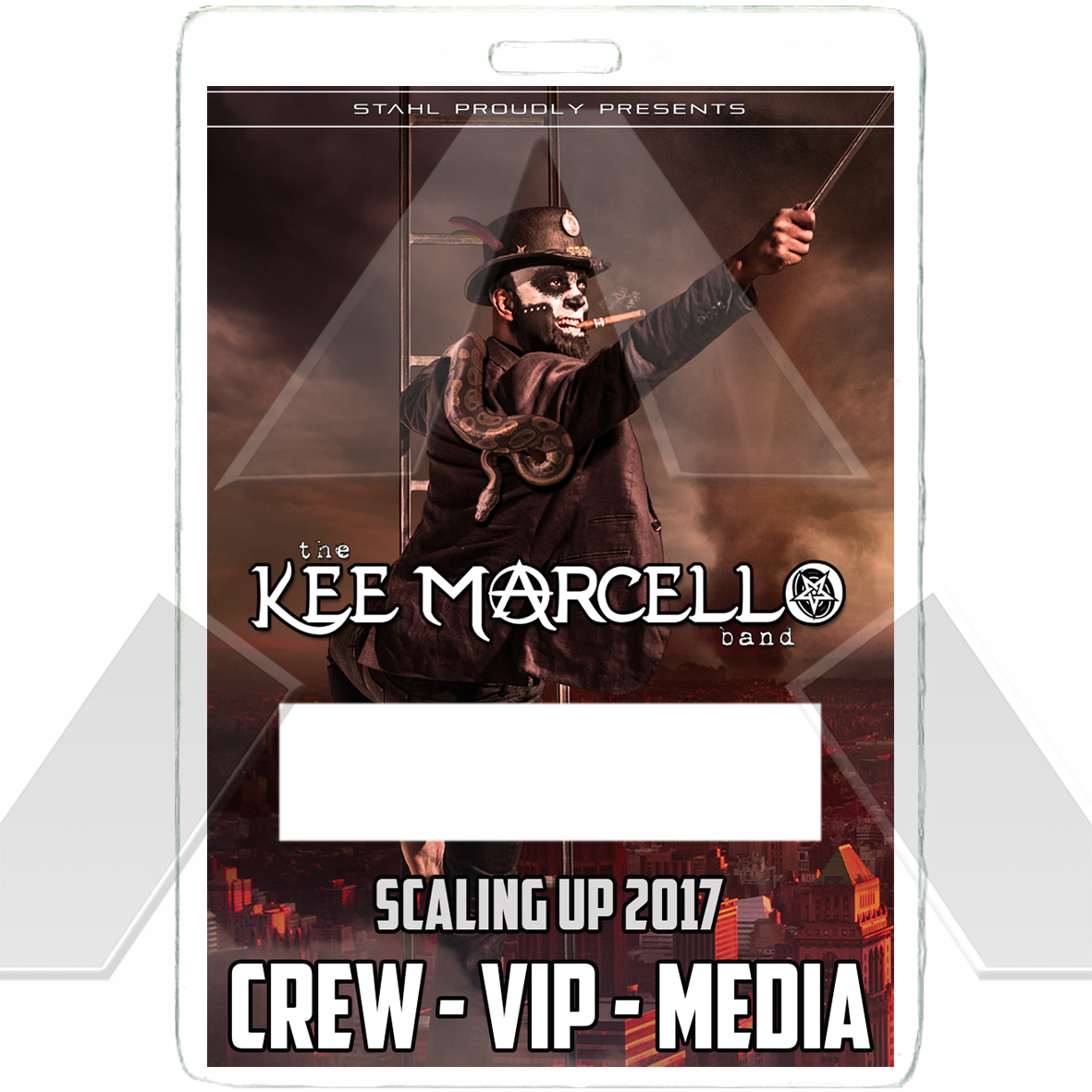 Kee Marcello Scaling Up 2017 Tour Pass Stahl Merchandise Ab