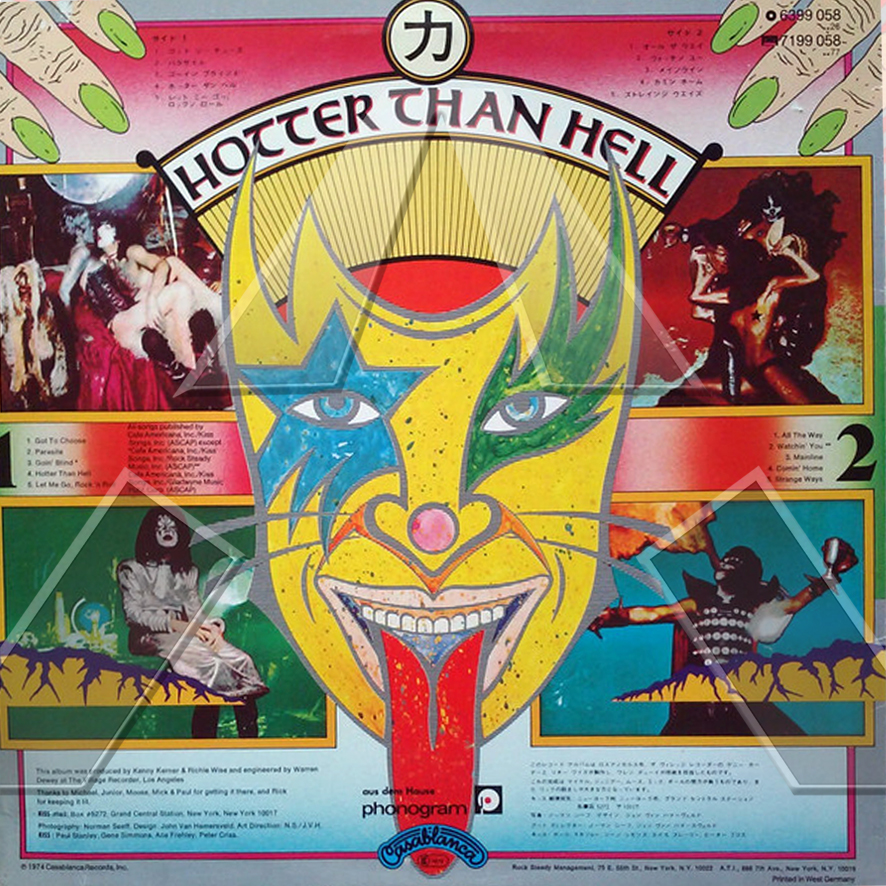 Kiss ★ Hotter Than Hell (vinyl album - GER 6399058)