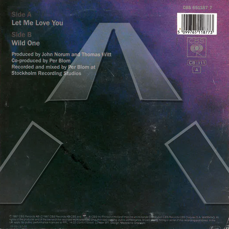 John Norum ★ Let Me Love You (vinyl single - 2 versions)