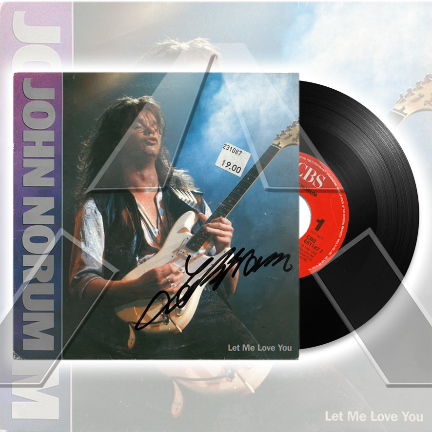 John Norum ★ Let Me Love You (vinyl single - 2 versions)