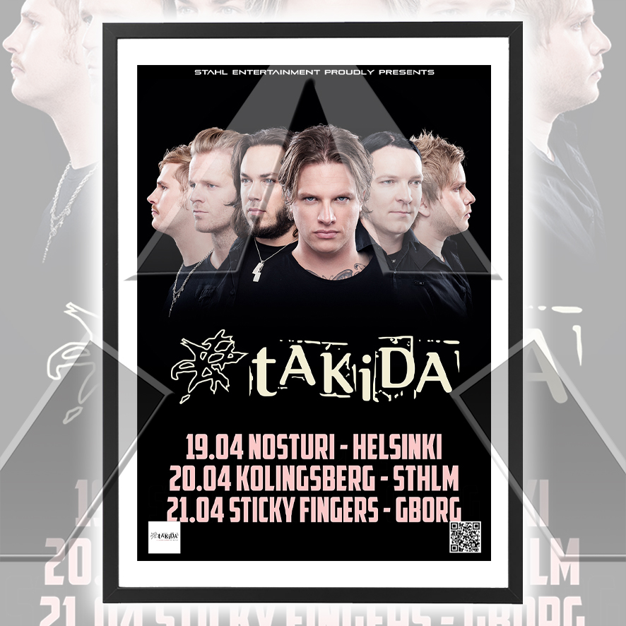 Takida ★ Finland 2013 (tour poster - 2 versions)