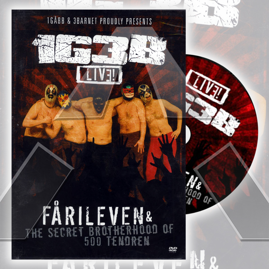 1G3B ★ Fårileven & The Secret Brotherhood of 500 tendren - Live  (dvd - FIN B008CU7U76)