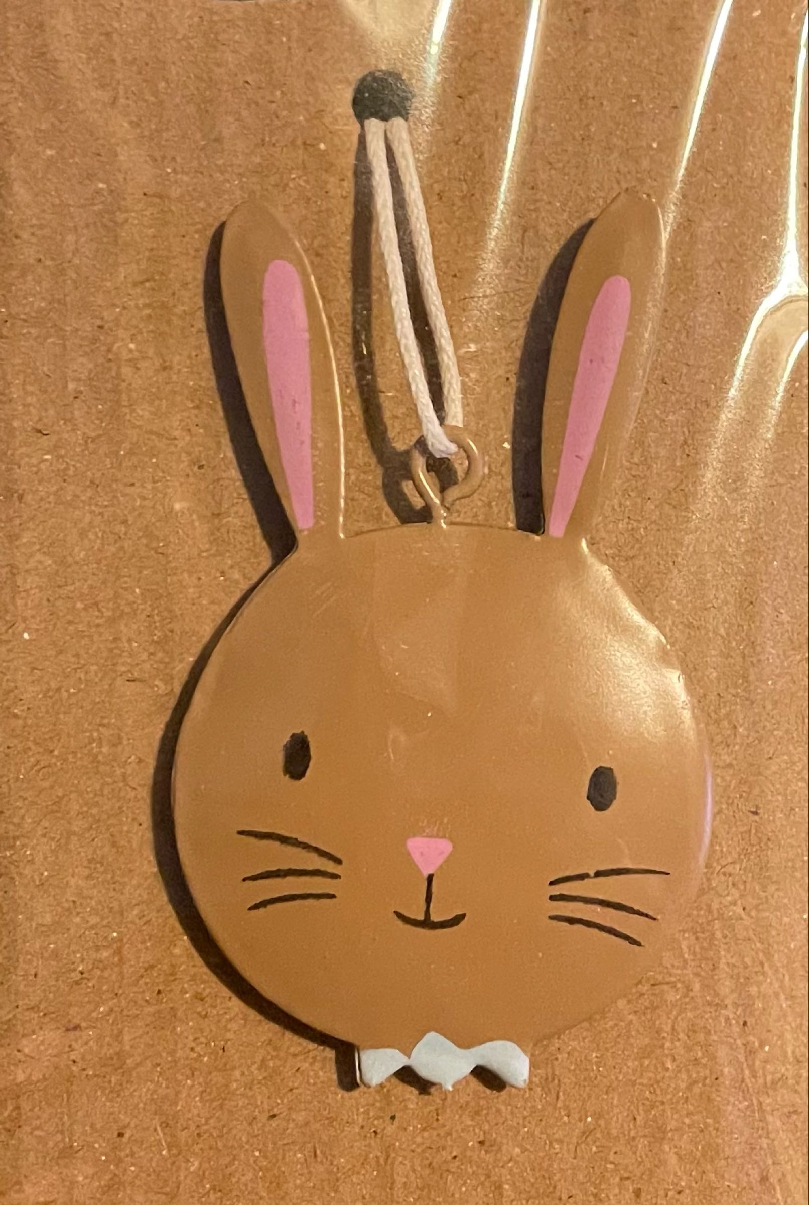 Easter Bow Tie Bunny Decoration 
