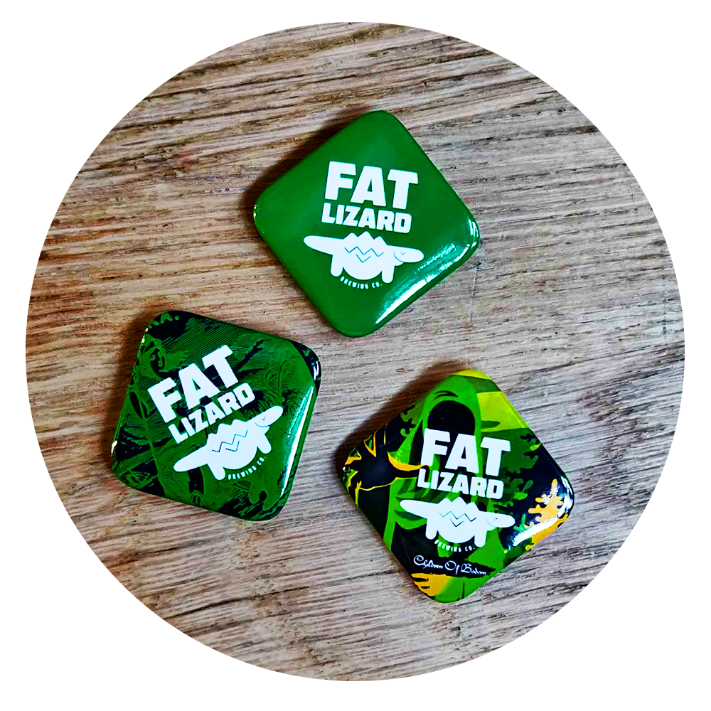 Fat Lizard Badge