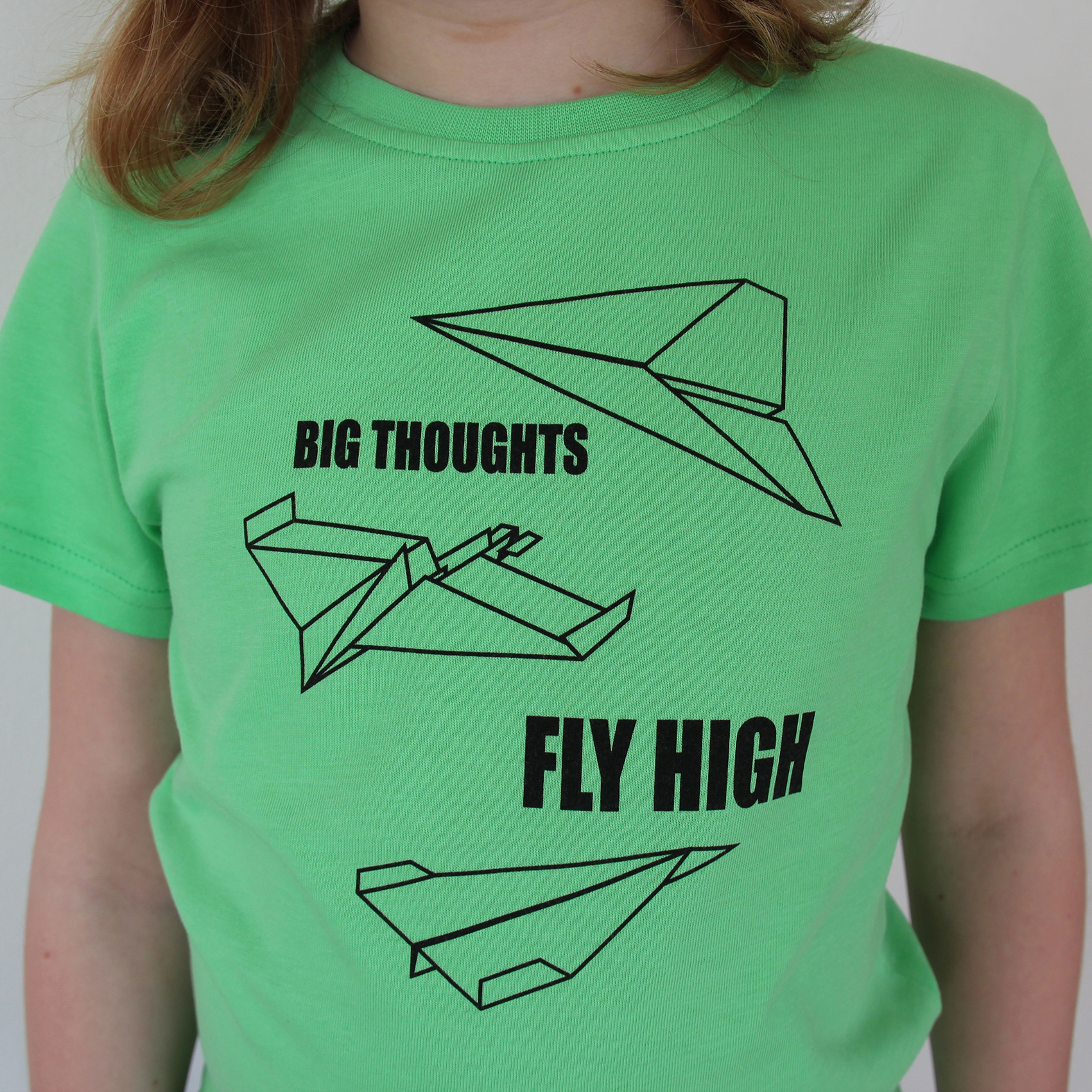 Drenge T-shirt med papirflyver