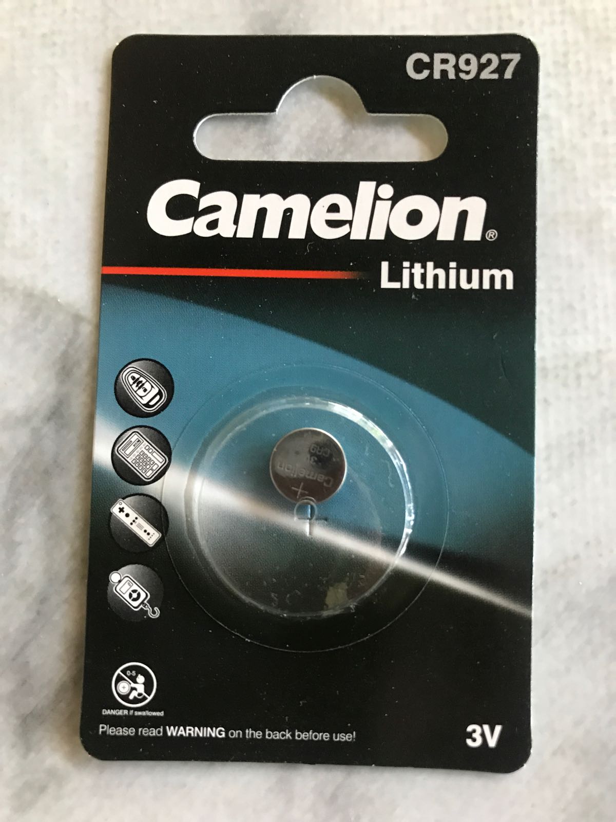 Batteri cell Lithium 3V - CR927