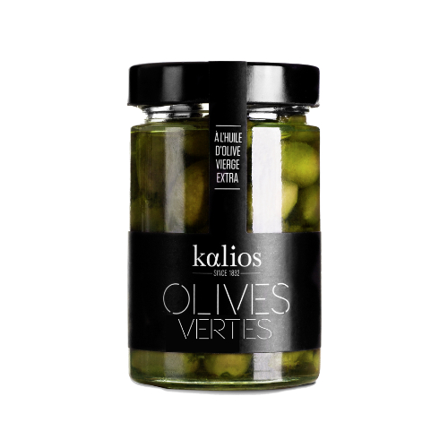 Kalios Green olives in extra virgin olive oil 310g