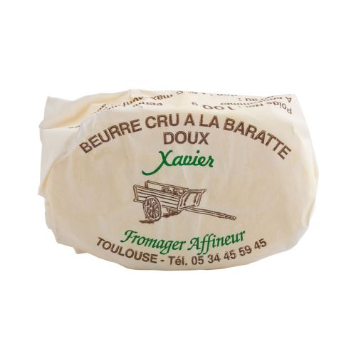 Xavier* Beurre Cru, hand-churned, unsalted, raw butter 100g