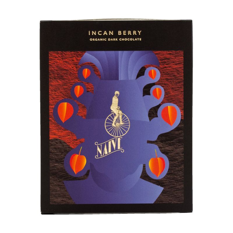 Naive Dark Incan Berry Chocolate 55g