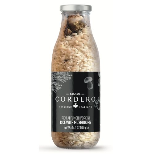 Cordero Risotto with Porcini mushrooms, glass bottle 400g