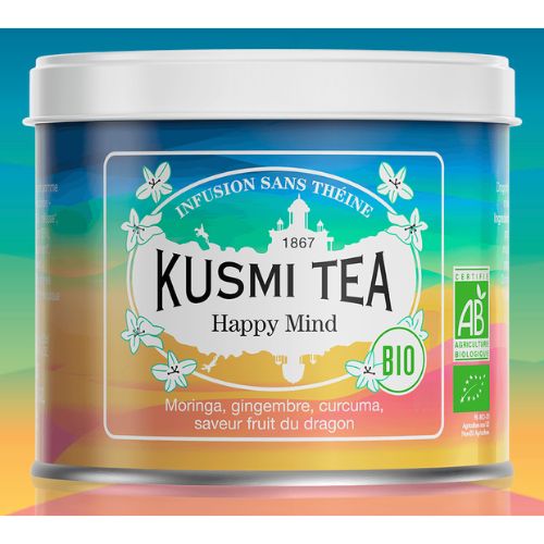 Kusmi Happy Mind Organic Loose Fruit Tea Tin 100g