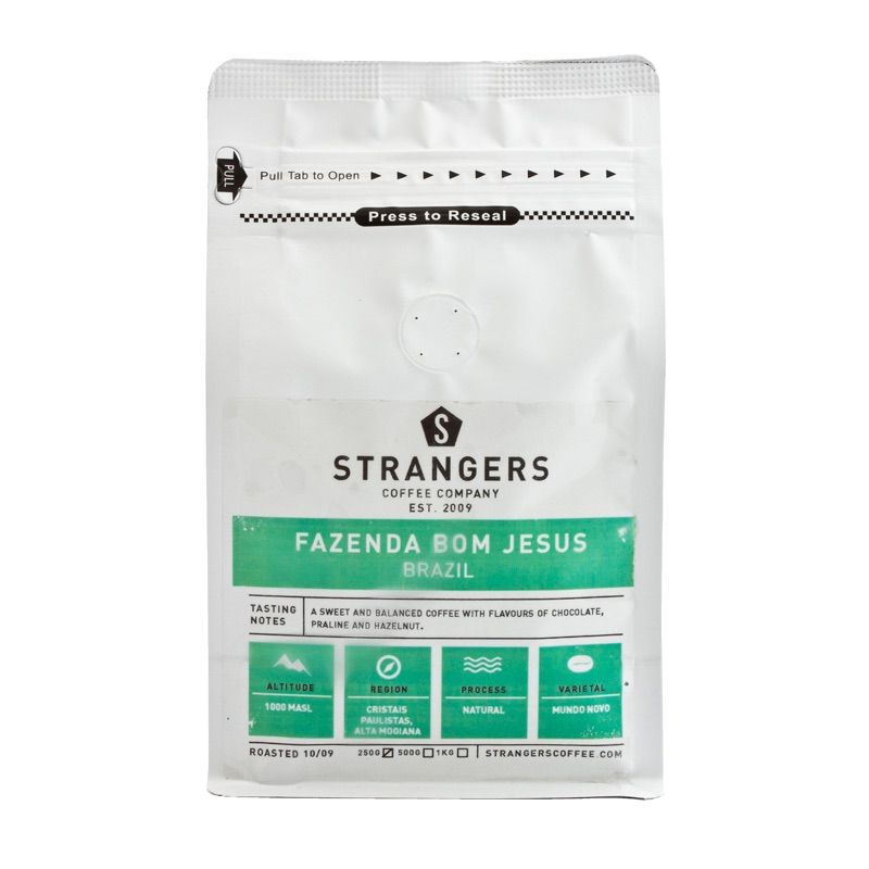 Strangers Coffee Fazenda Bom Jesus Brazil 250g