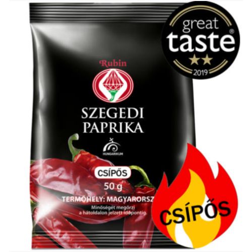 Rubin Hot Hungarian Paprika 50g