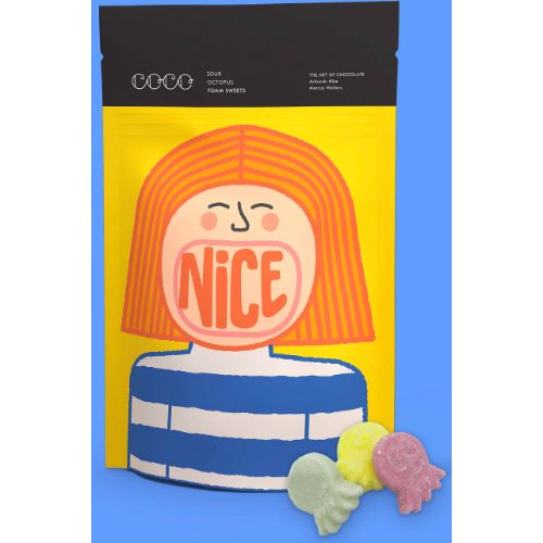 Coco Choco Sour Octopus Foam Sweets 130g