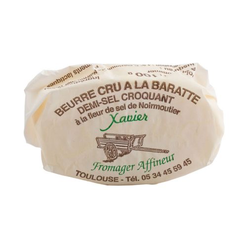 Xavier* Beurre Cru  Demi Sel, hand-churned, salted, raw butter 100g