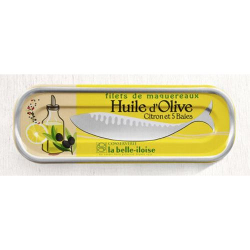 Belle Iloise Mackerel Olive, Lemon, 5 Berries 118g
