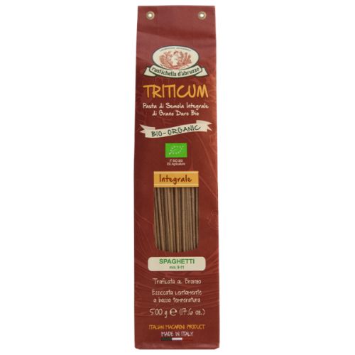 Rustichella Spaghetti Integrale, Wholewheat Organic 500g