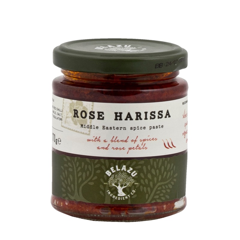 Belazu Rose Harissa paste 170g - Culinaris UK Ltd.