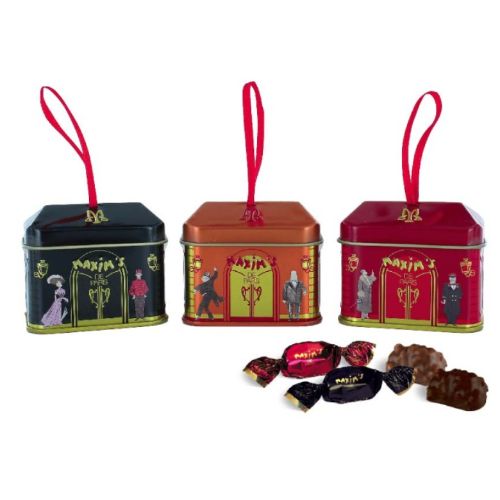 Maxim's Festive House Tins with 3x4 Rochers 60g