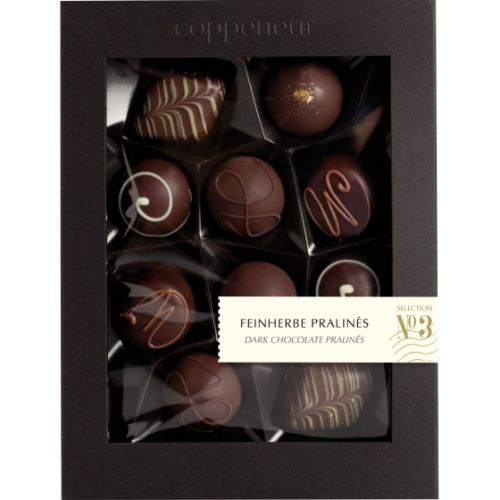 Coppeneur Pralines Box 10pcs, Dark Chocolate No3 118g
