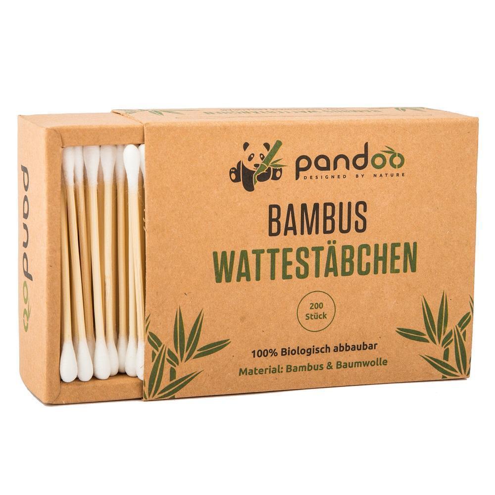 Bambus-Wattestäbchen, 200 Stück